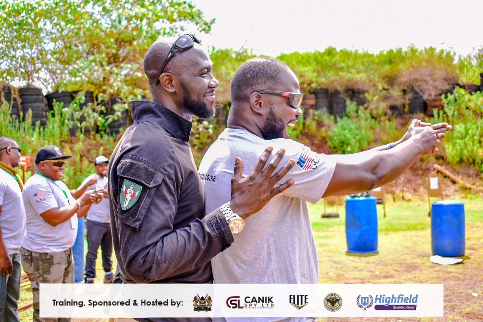 Byron Adera conducting security training and tactical instruction